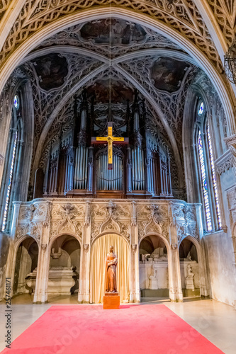 Intérieur de l'église de l'Abbaye d'Hautecombe