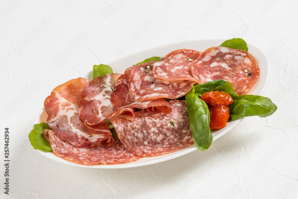 ハムとイタリア食材　Italian raw ham
