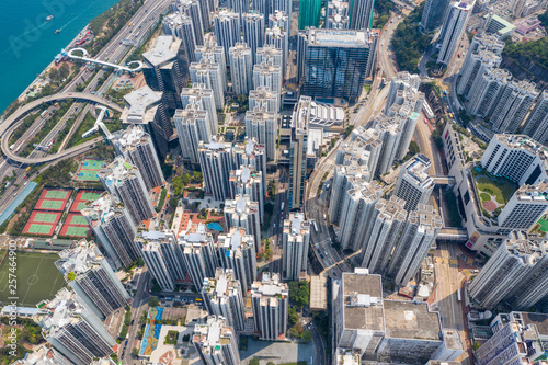 Hong Kong city from top