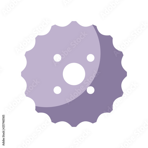 gear pinion machine isolated icon