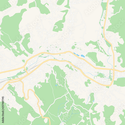 Tuzla  Bosnia and Herzegovina printable map