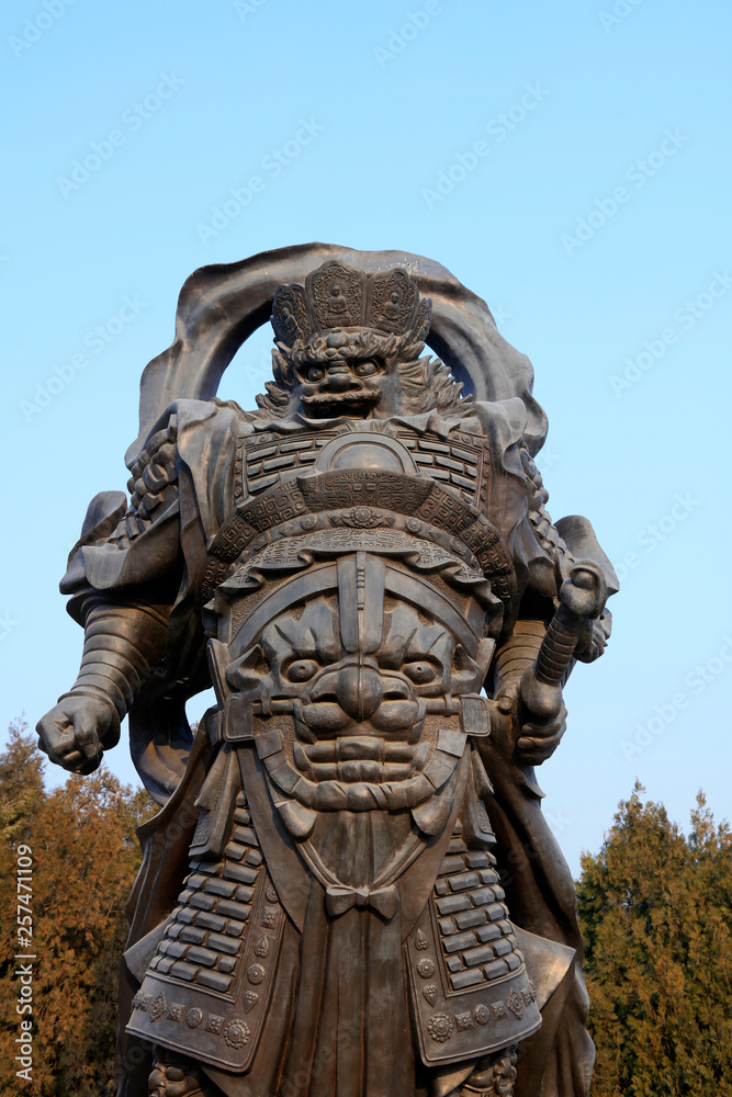 Ancient Chinese Temple sculpture
