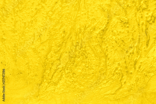 Golden acrylic background texture