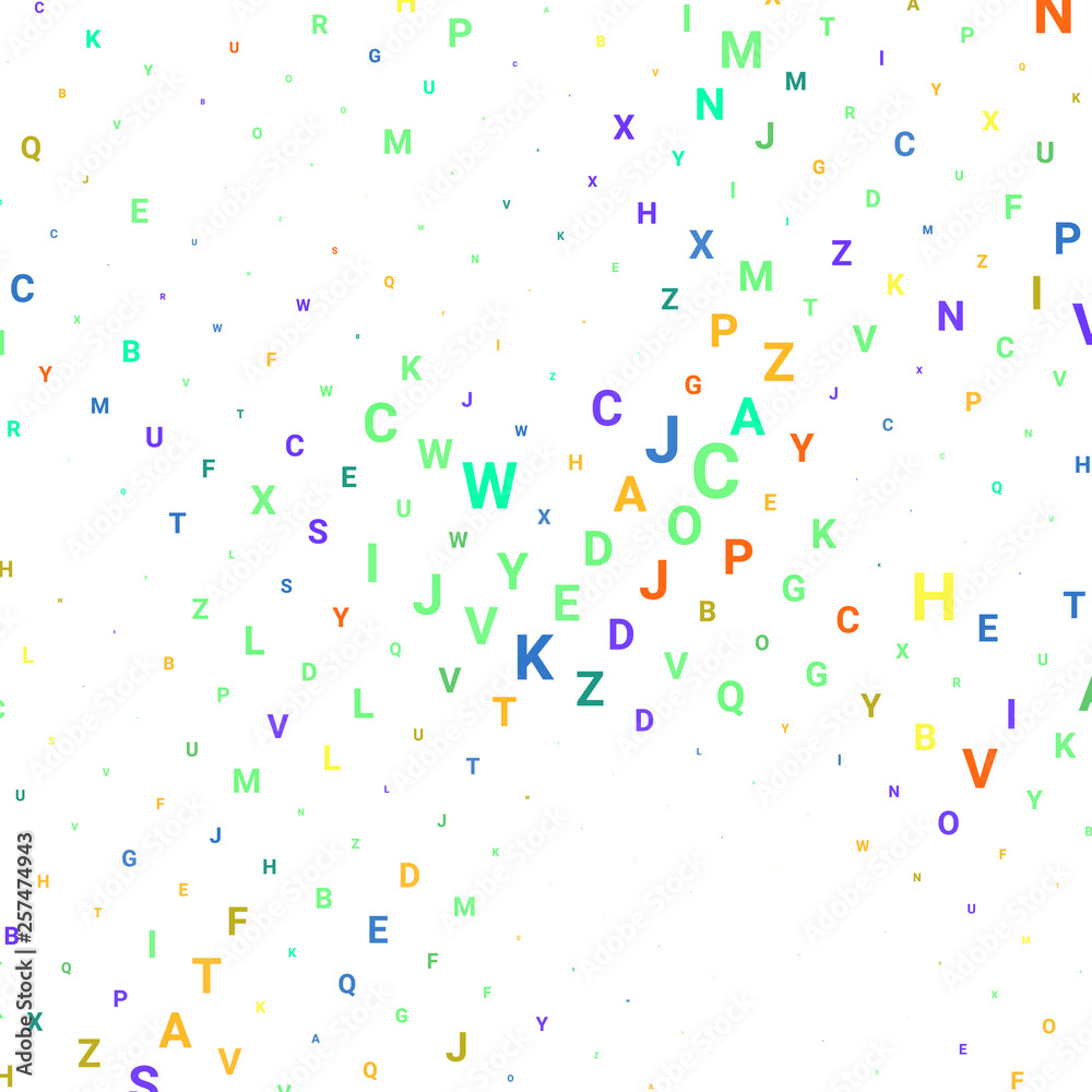 Abstract texture with letters. Abstract texture with letters.