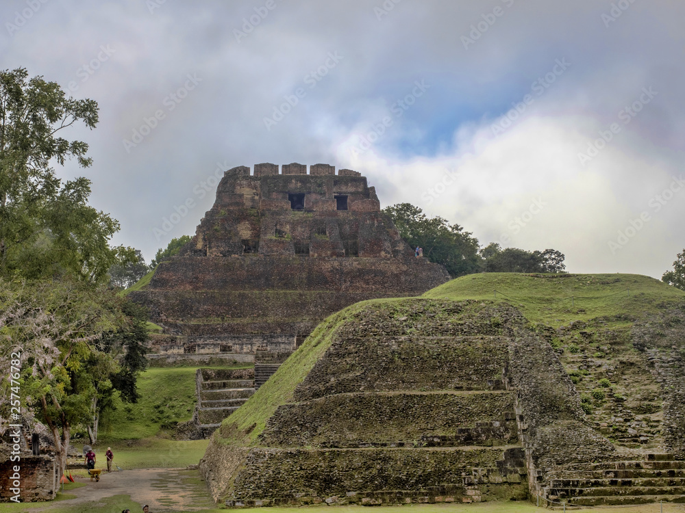 Mayan archaeological monuments of Xunantunich, Belize Mayan archaeological monuments of Xunantunich, Belize