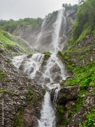 Views of the green mountains with the highest waterfall © Dmitrii Potashkin