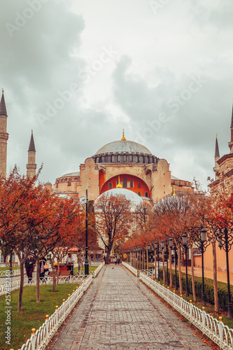 View of Hagia Sophia from Sultanahmet Park