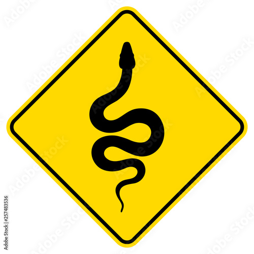 Sign silhouette snake. Isolated symbol icon snake
