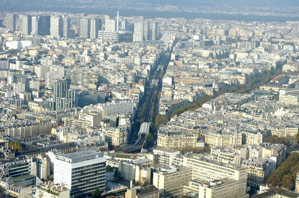 Fototapeta premium Vue sur Paris
