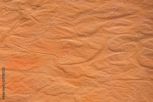 orange creased tissue paper texture