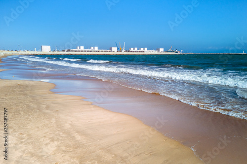 Municipal beach of Tangier, Morocco