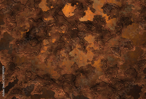 abstract coroded rust 