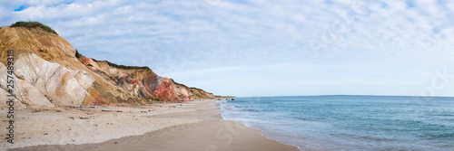 Scenic View Of Aquinnah In Marthas Vineyard, Massachusetts, Usa photo