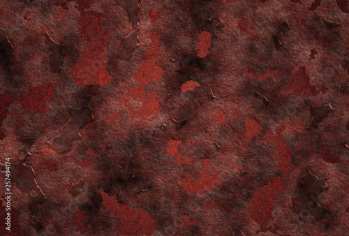 red eroded abstract rust 