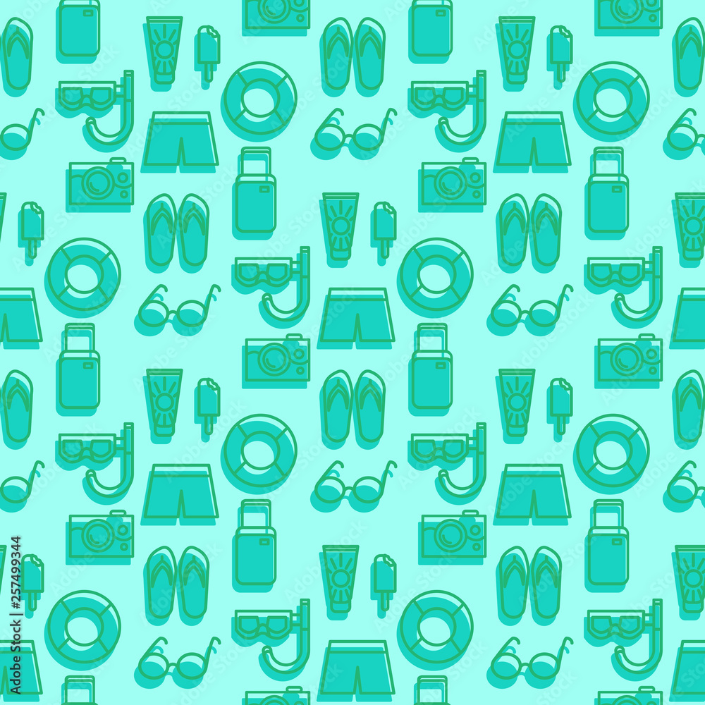 Summer seamless pattern Summer seamless pattern