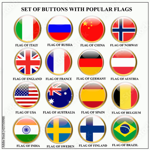 Bright set of banners with flags. Colorful illustration with flags of the world for web design. Illustration with white background. Free Download Bright set of banners with flags. Colorful illustration with flags of the world for web design. Illustration with white background. - GFXLoad