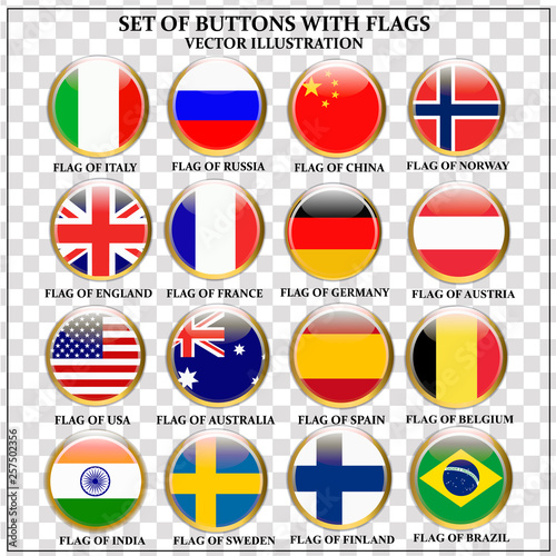 Bright set of banners with flags. Colorful illustration with flags of the world for web design. Vector illustration with transparent background. Free Download Bright set of banners with flags. Colorful illustration with flags of the world for web design. Vector illustration with transparent background. - GFXLoad