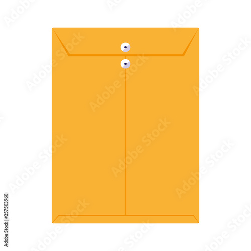 manila envelope isolated icon