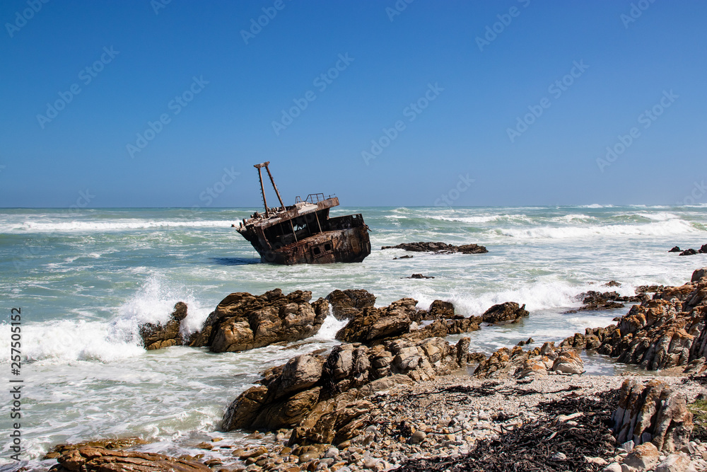 Ship wreck at cape agulhas