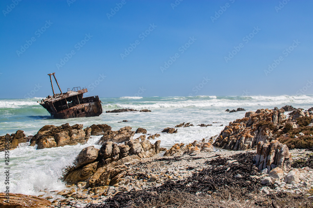 Ship wreck at cape agulhas