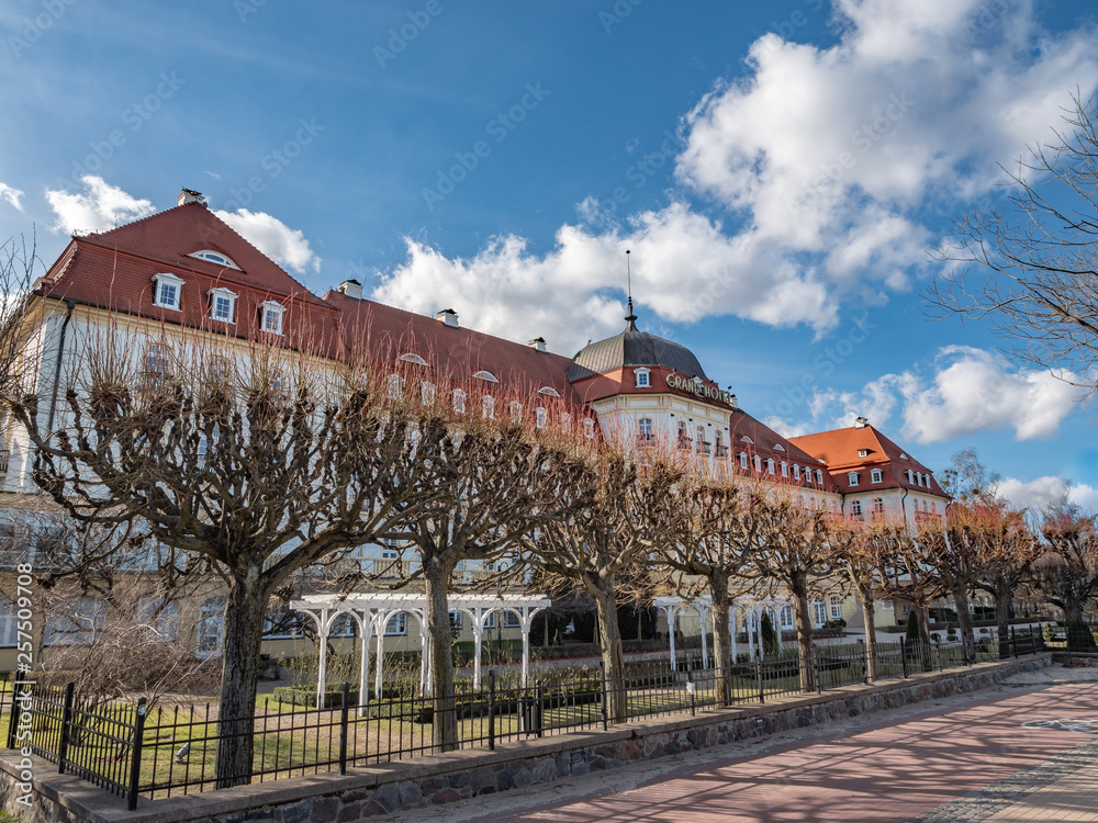 Famous building of Grand Hotel in Sopot