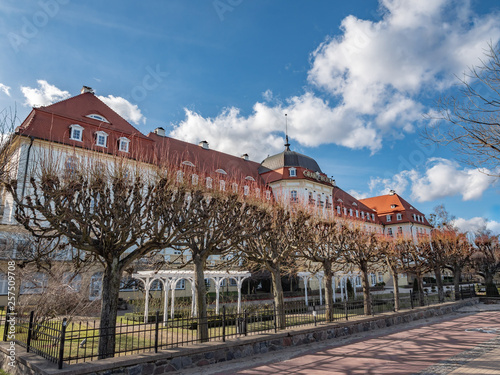 Obraz na płótnie Famous building of Grand Hotel in Sopot w salonie