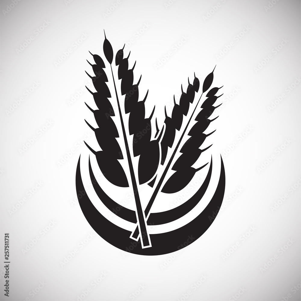 Cereal icon on background for graphic and web design. Simple vector sign. Internet concept symbol for website button or mobile app. Cereal icon on background for graphic and web design. Simple vector sign. Internet concept symbol for website button or mobile app.