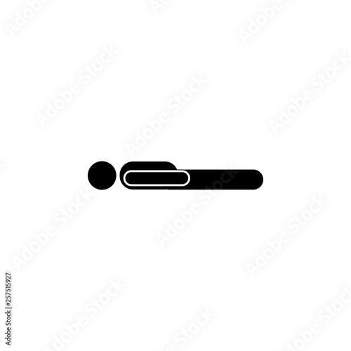 Man, lay, lie, down, person icon. Element of man squatting icon for mobile concept and web apps. Detailed Man, lay, lie, down, person icon can be used for web and mobile