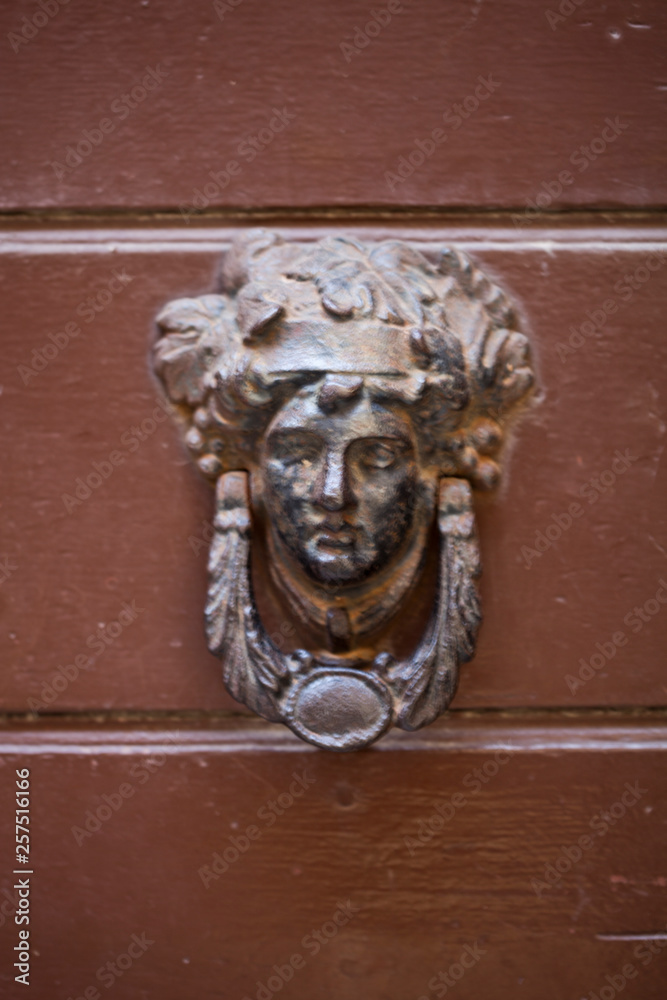 Ancient italian door knocker.