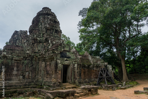 Ancient khmer edifice near the town of Siem Reap