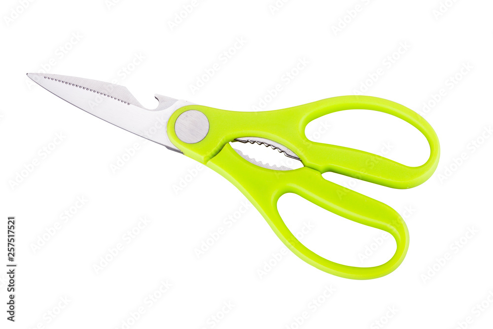 Kitchen scissors isolated on white background Kitchen scissors isolated on white background