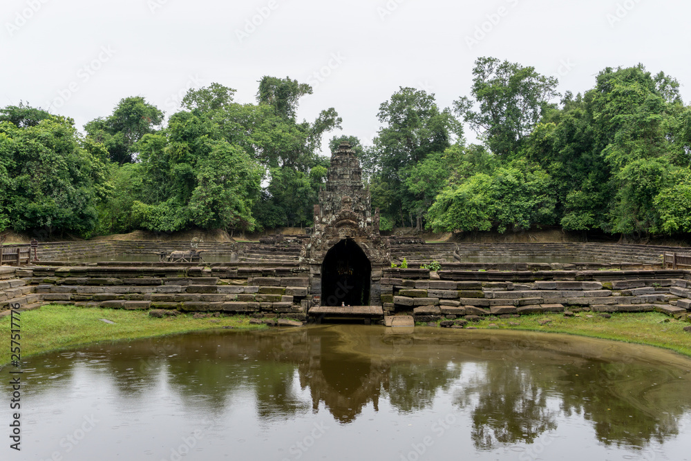 The pools at the Neak Pean archeological site neat Siem Reap in Cambodia The pools at the Neak Pean archeological site neat Siem Reap in Cambodia