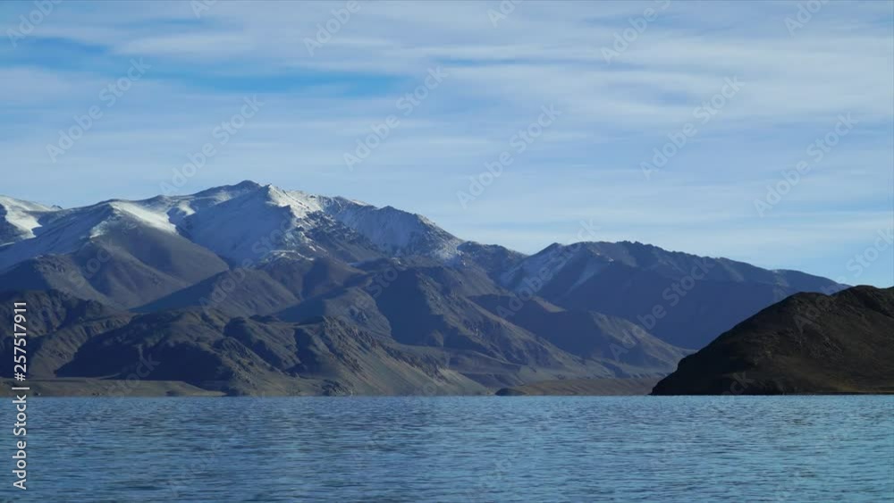 alpine lake in the Pamirs alpine lake in the Pamirs