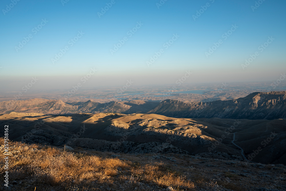 View of the from Mount Nemrut.