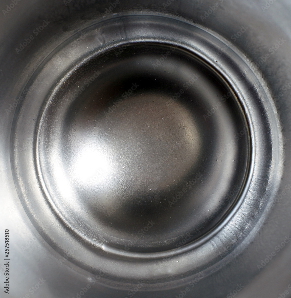 the bottom of the jar. inside view