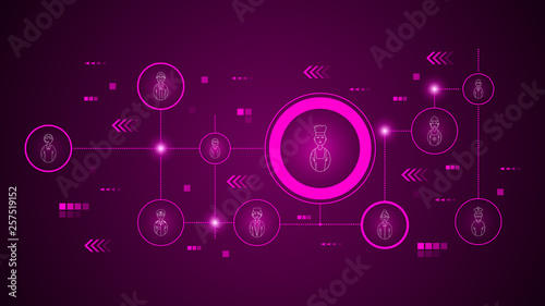 avatar baker icon. From Avatars set