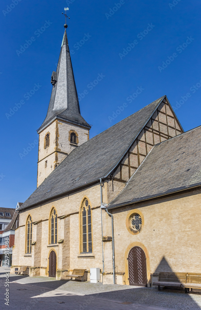 Stadtkirche church in the historic center of Rheda, Germany