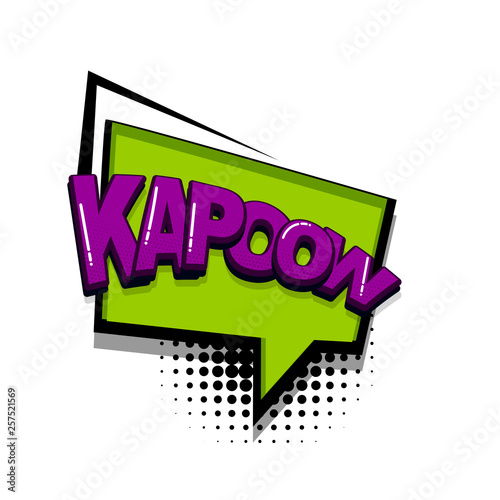 Pop art comic text