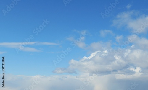 Beautiful sky and clouds view