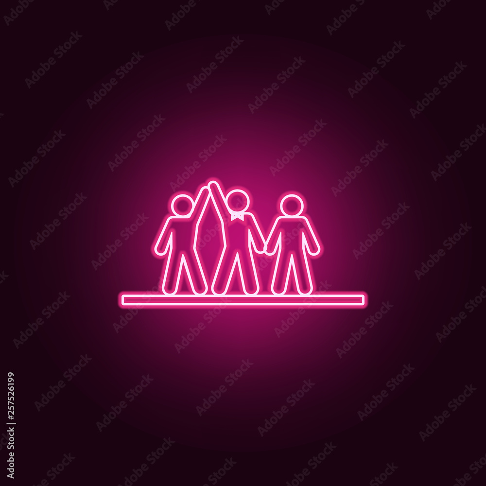 the winner in boxing icon. Elements of Fight in neon style icons. Simple icon for websites, web design, mobile app, info graphics the winner in boxing icon. Elements of Fight in neon style icons. Simple icon for websites, web design, mobile app, info graphics