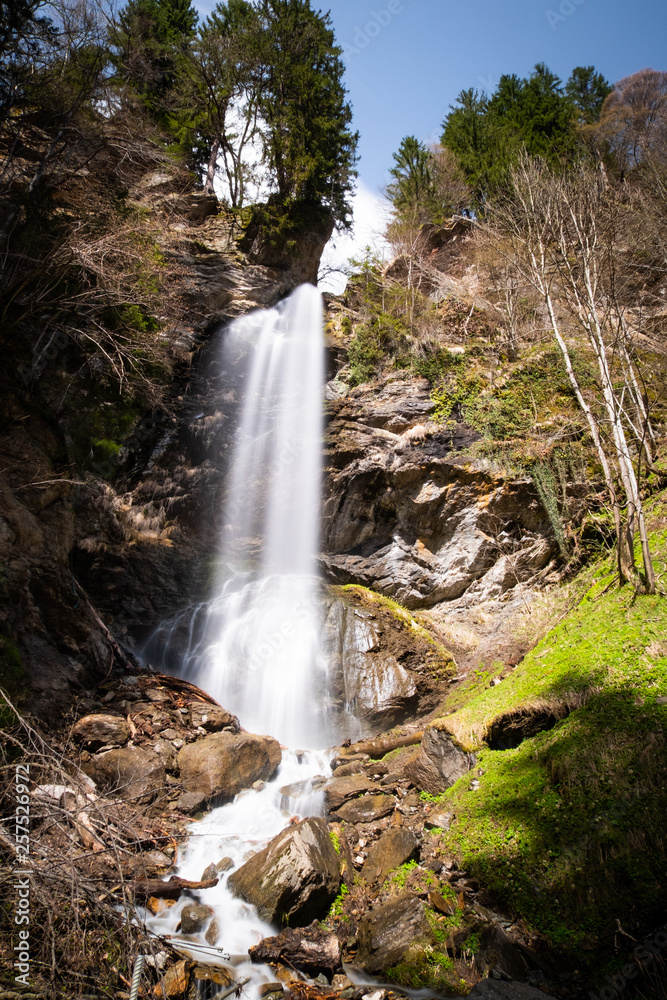 Waterfall Finsterbach in Sattendorf near lake Ossiacher See in Carinthia Waterfall Finsterbach in Sattendorf near lake Ossiacher See in Carinthia