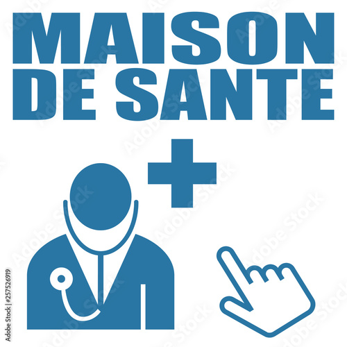Logo maison de santé.