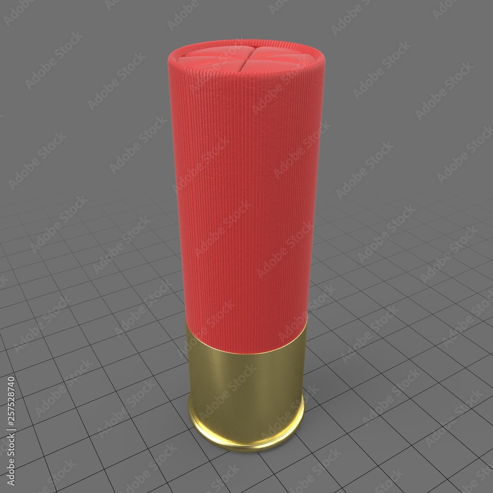 Shotgun Shell Cartridge Stock 3d アセット Adobe Stock