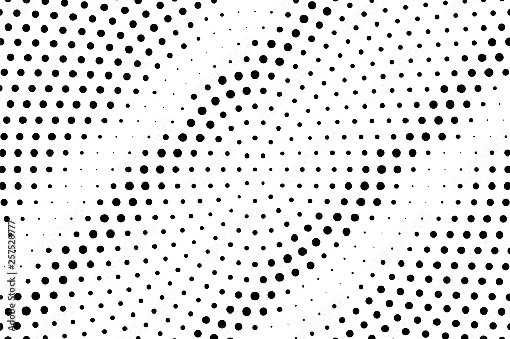 Black and white halftone vector background. Diagonal gradient on distressed dotwork texture. Round dotted halftone Black and white halftone vector background. Diagonal gradient on distressed dotwork texture. Round dotted halftone