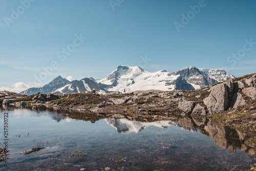 Mount Athabasca seen from Wilcox Pass, Alberta, Canada photo