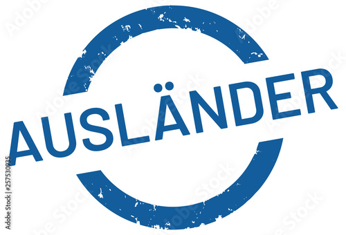 vector Button Ausländer	