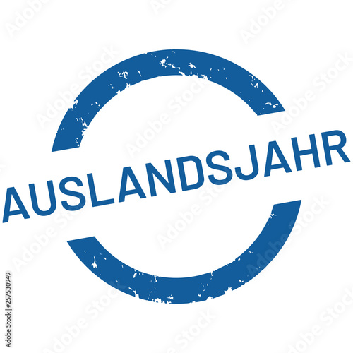 vector Button Auslandsjahr	
