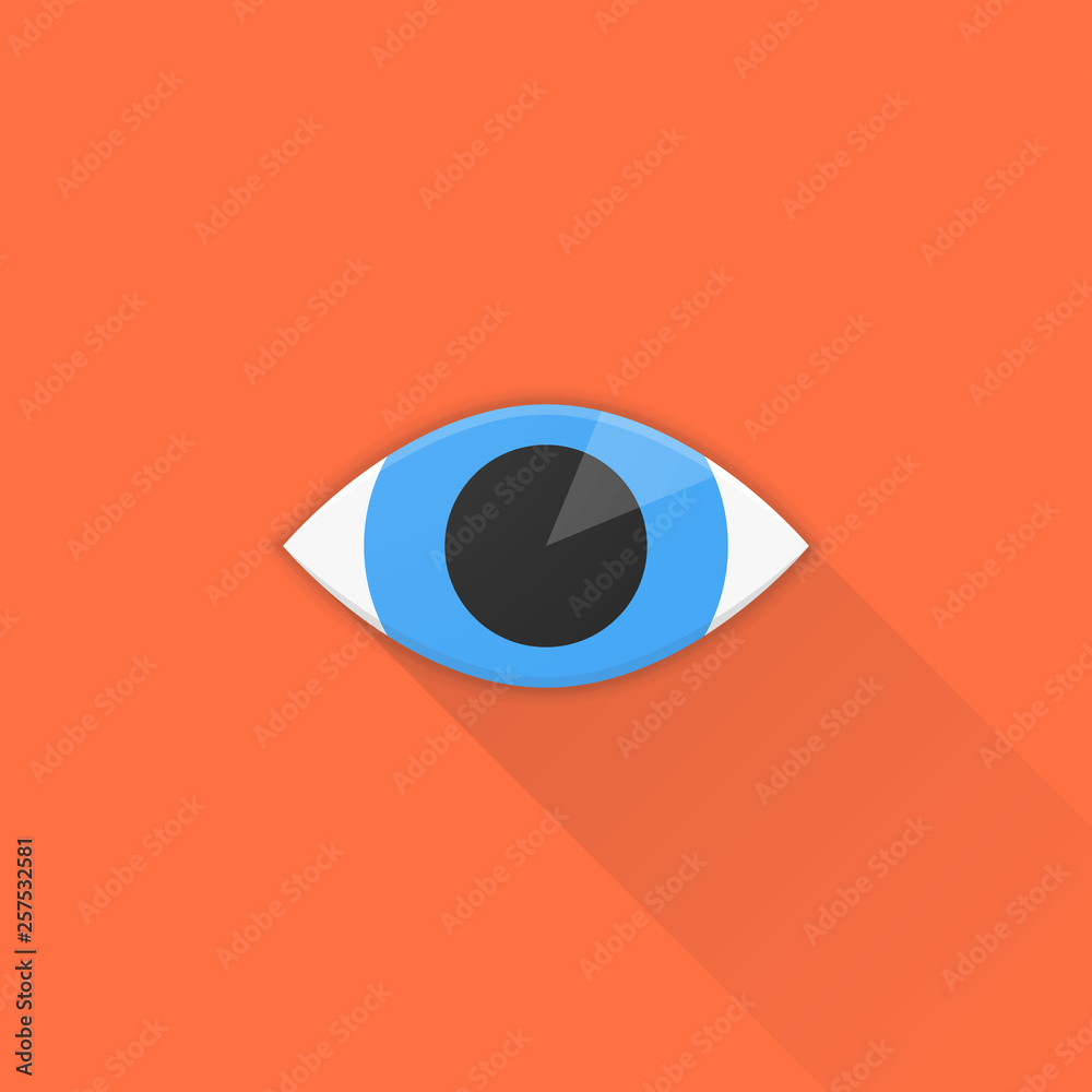 Eye Adaptive icon Material Design illustration Eye Adaptive icon Material Design illustration