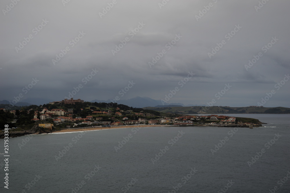 A view of Comillas, Cantabria	