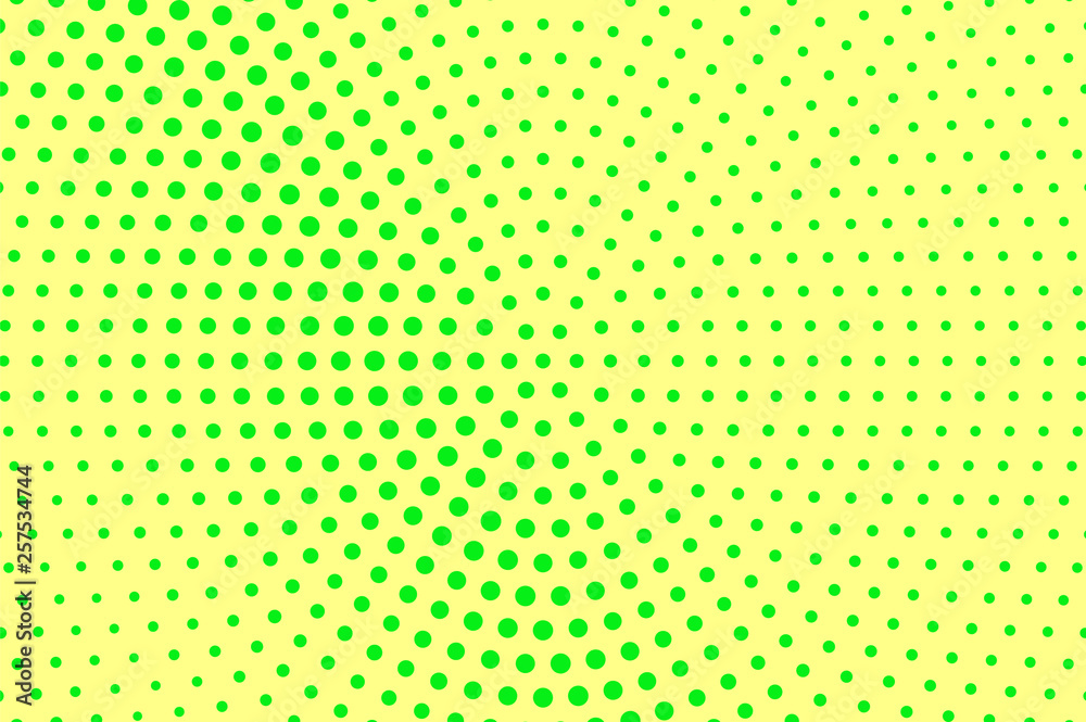 Yellow green halftone vector background. Sparse halftone texture. Diagonal dotwork gradient. Vibrant dotted halftone Yellow green halftone vector background. Sparse halftone texture. Diagonal dotwork gradient. Vibrant dotted halftone